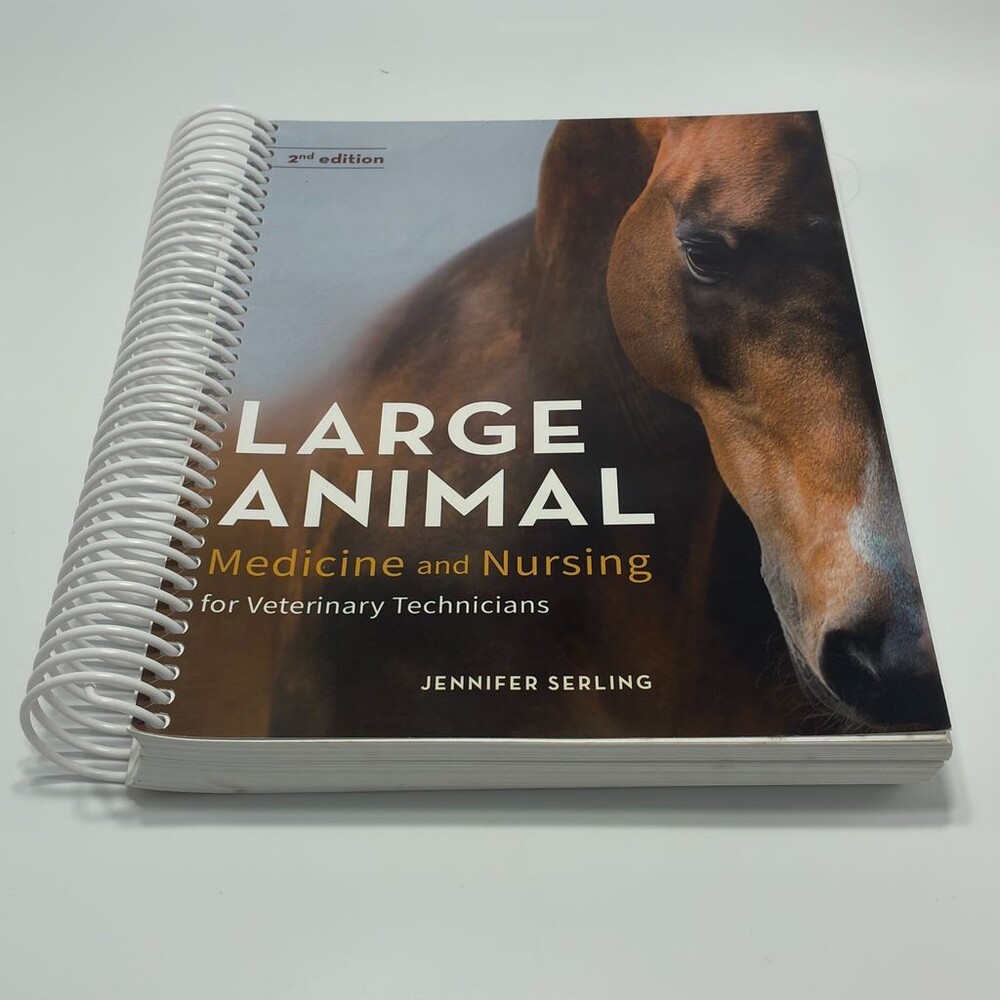 Large Animal Medicine And Nursing By Jennifer Serling Spiral-bound 2nd Edition